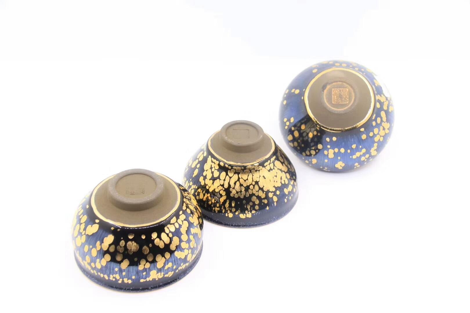 李盞造器 —— 始終如一  李昌海老師  金油滴 純金打造