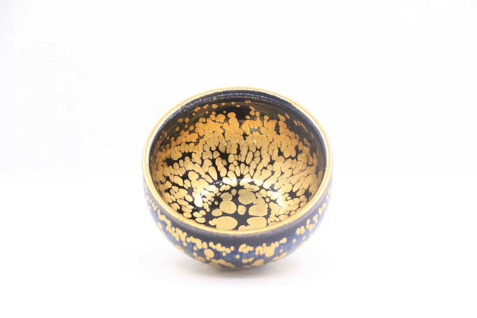 李盞造器 —— 始終如一  李昌海老師  金油滴 純金打造