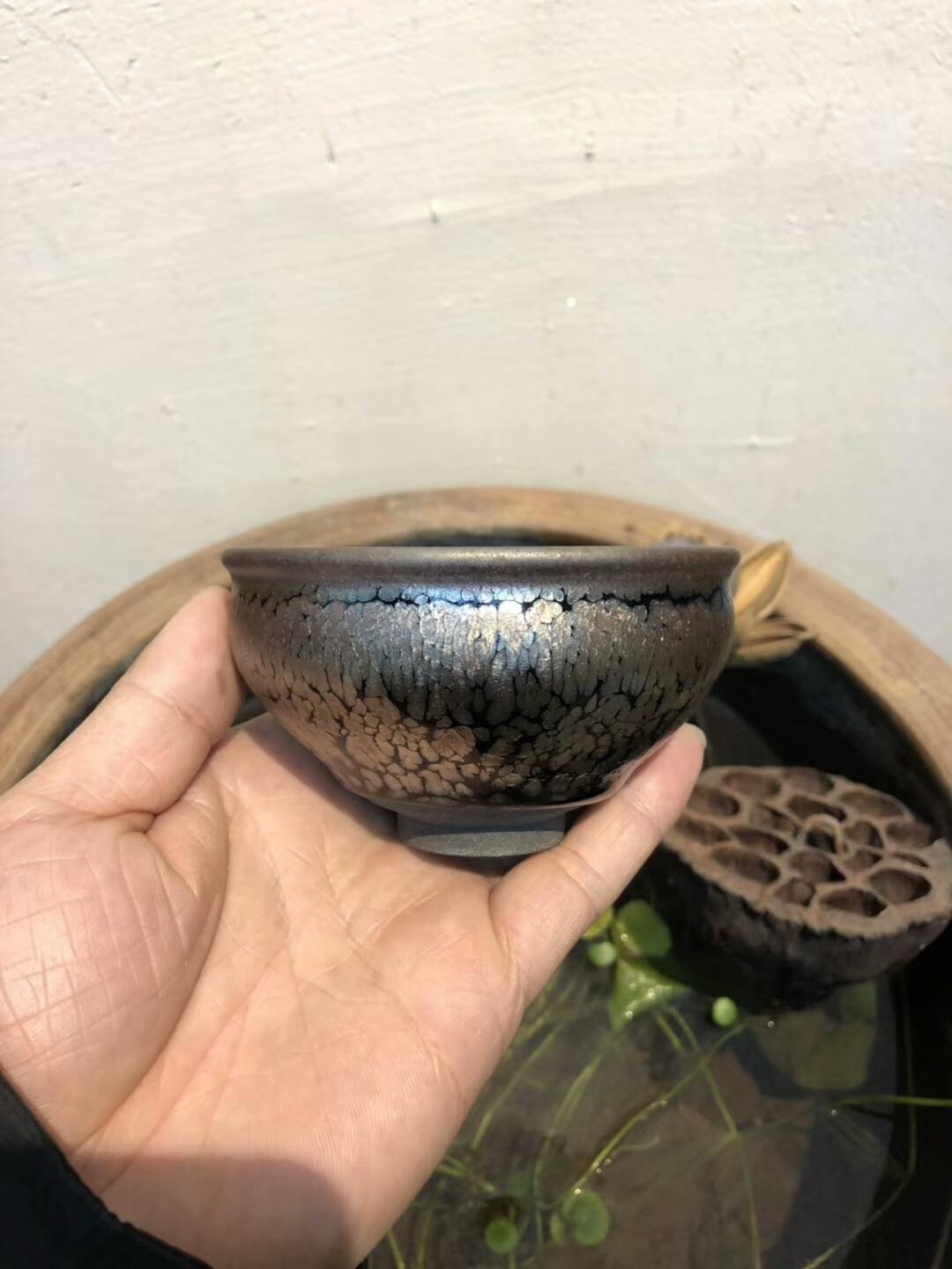 小海  香爐型 鷓鴣斑 口徑：9.5