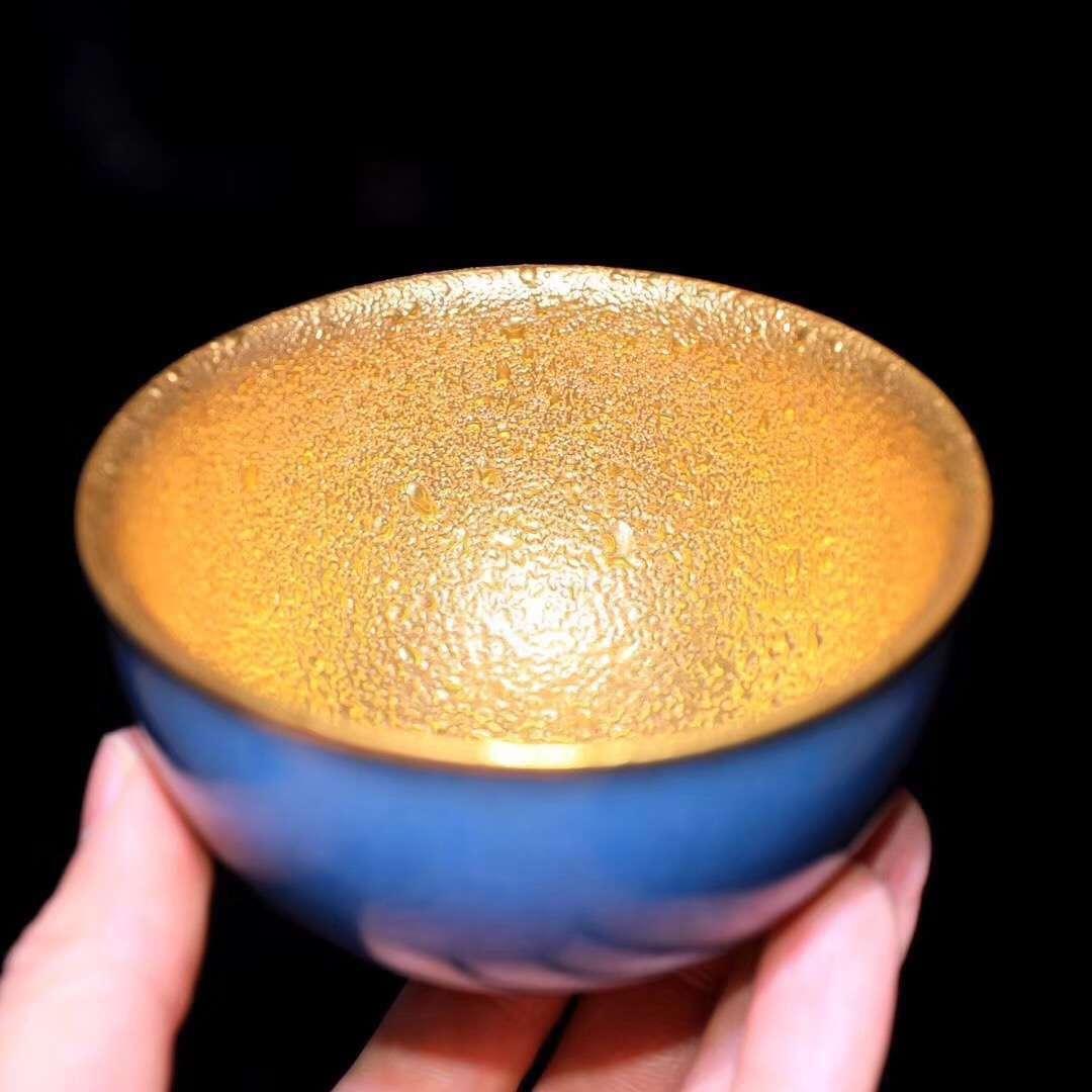 作者：葛昊翔老師作品：藍(lán)寶石 金杯 口徑：8cm*4.3cm