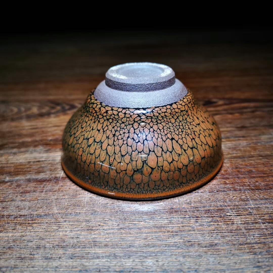 國家級大師～陳大鵬，代表作，鷓鴣斑，口徑9高4.6，收藏級！