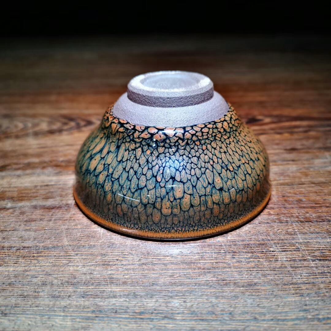 國家級大師～陳大鵬，代表作，鷓鴣斑，口徑9高4.6，收藏級！