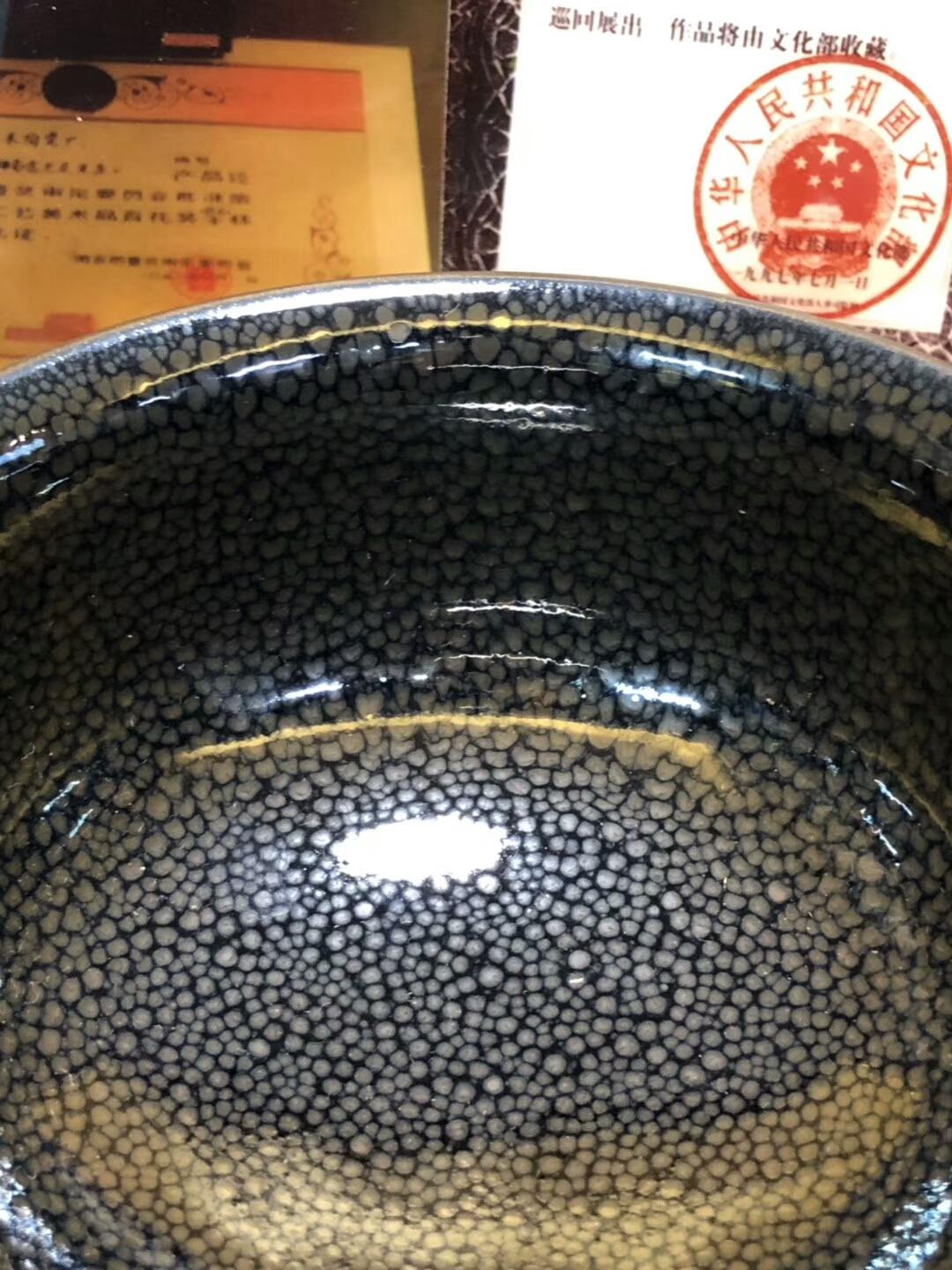 珍藏版 紀(jì)念品  （大缽型）口徑：12.6高：8  陳大鵬老師作品