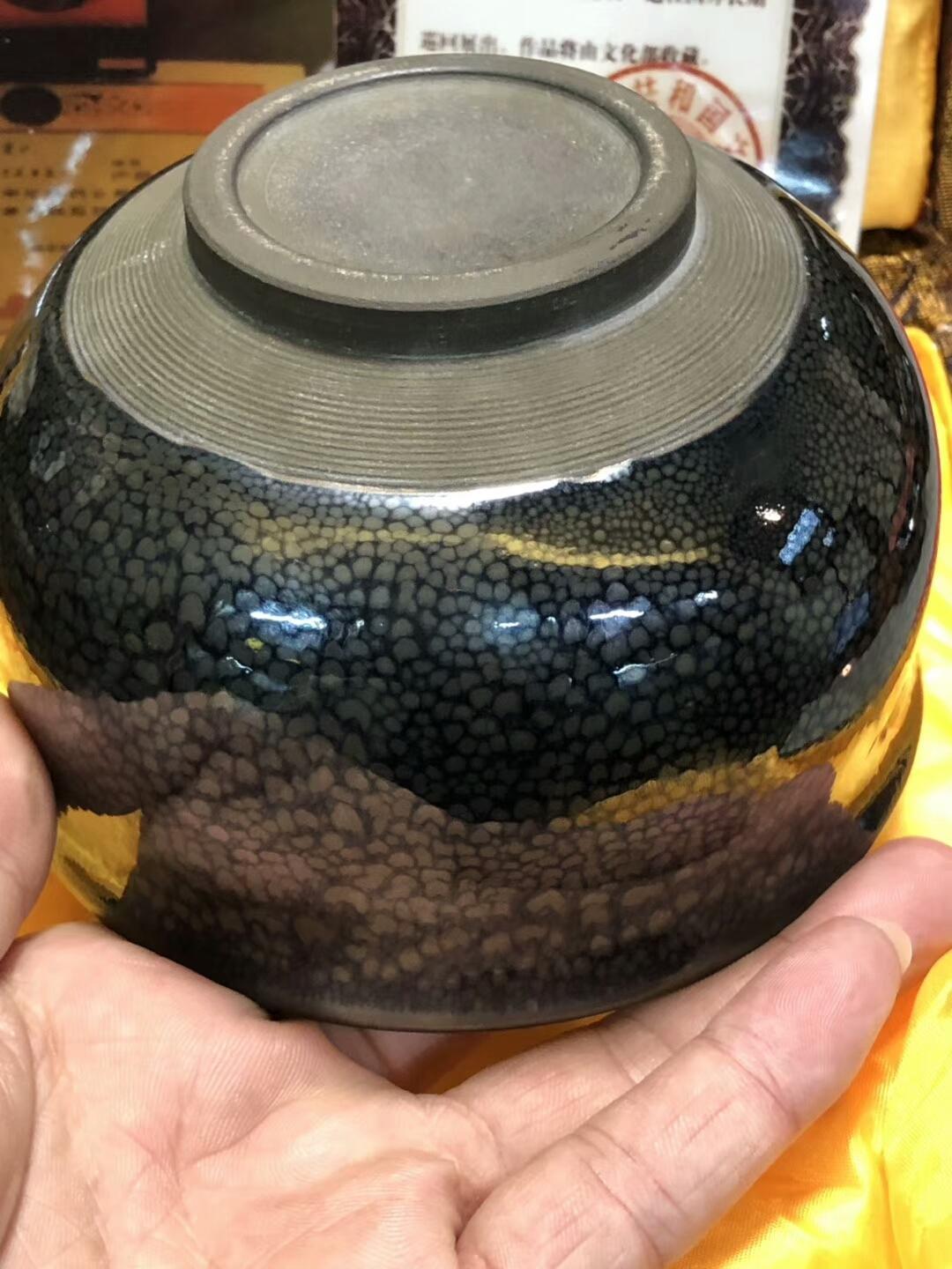 珍藏版 紀(jì)念品  （大缽型）口徑：12.6高：8  陳大鵬老師作品