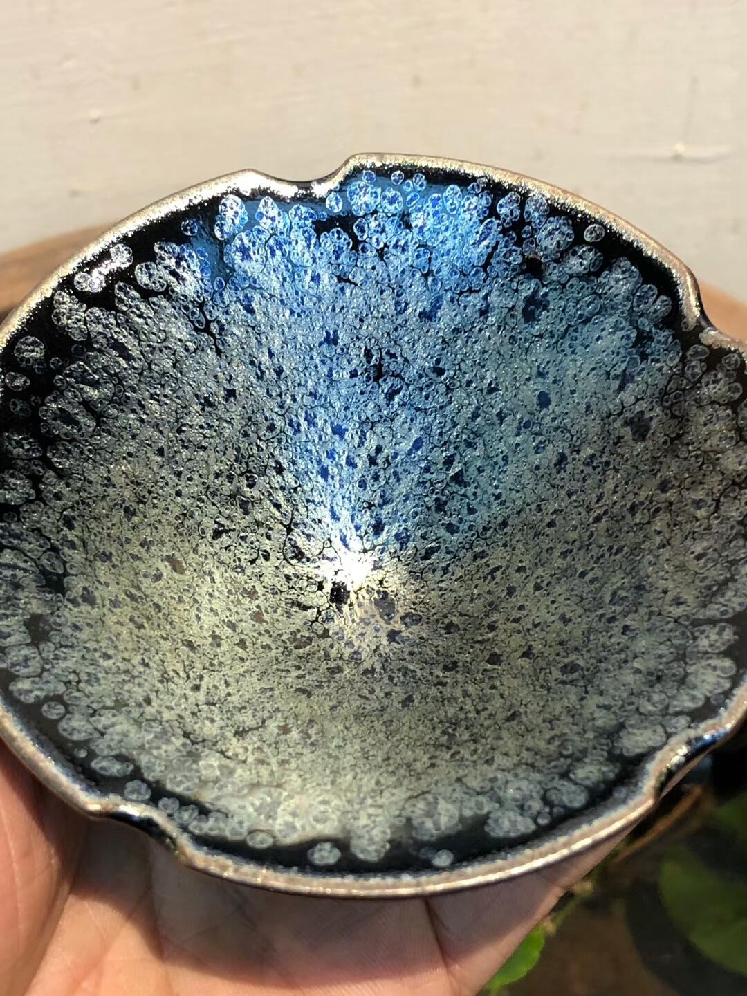 李盞造器 —— 始終如一李昌海-踏雪   葵口斗笠杯 10口