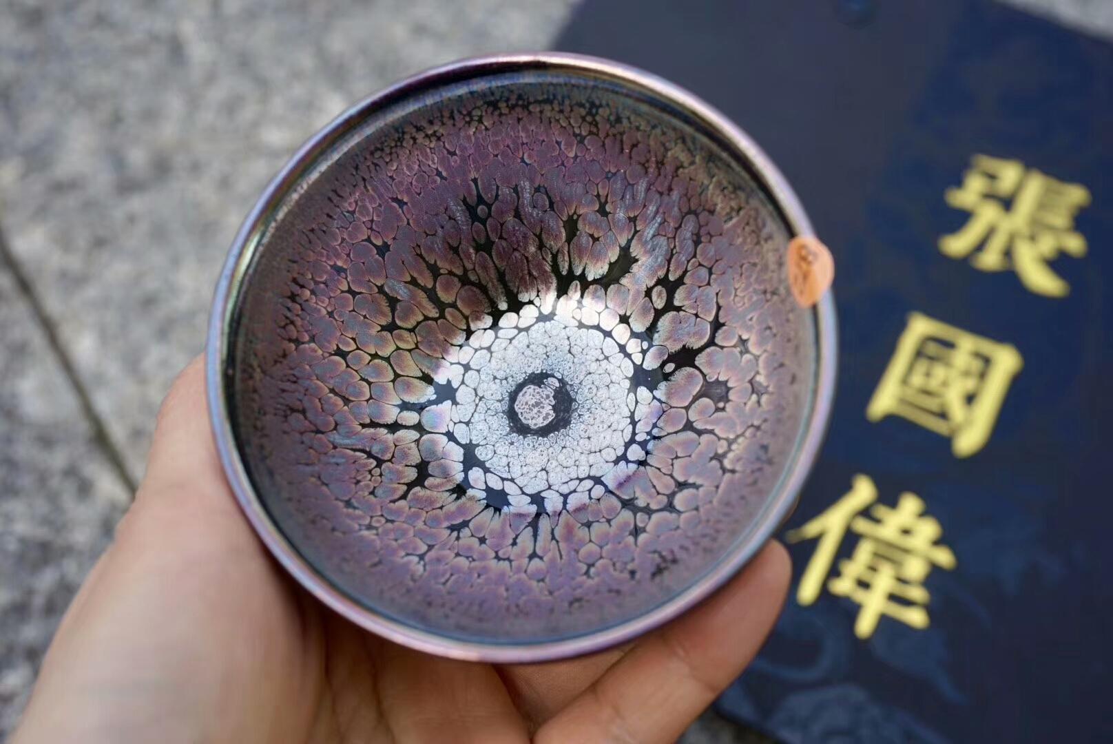 【惜蕊.張國偉作品】張國偉  束口器型，口徑9.0厘米，高6.0厘米。