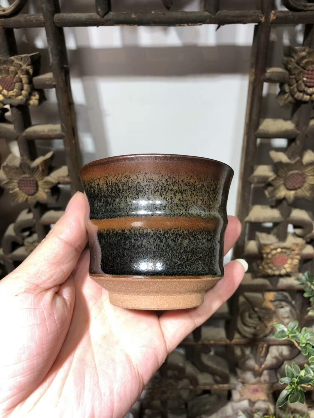 李盞工坊  助理工藝美術(shù)師 李昌海老師 傳統(tǒng)草木灰釉 龍窯柴燒