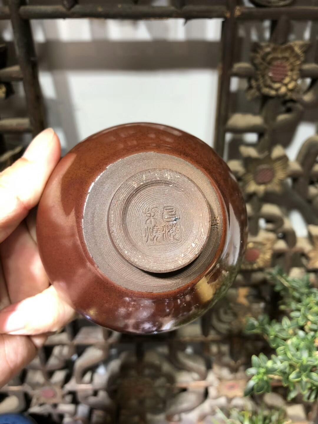 李盞工坊  助理工藝美術(shù)師 李昌海老師 傳統(tǒng)草木灰釉 龍窯柴燒