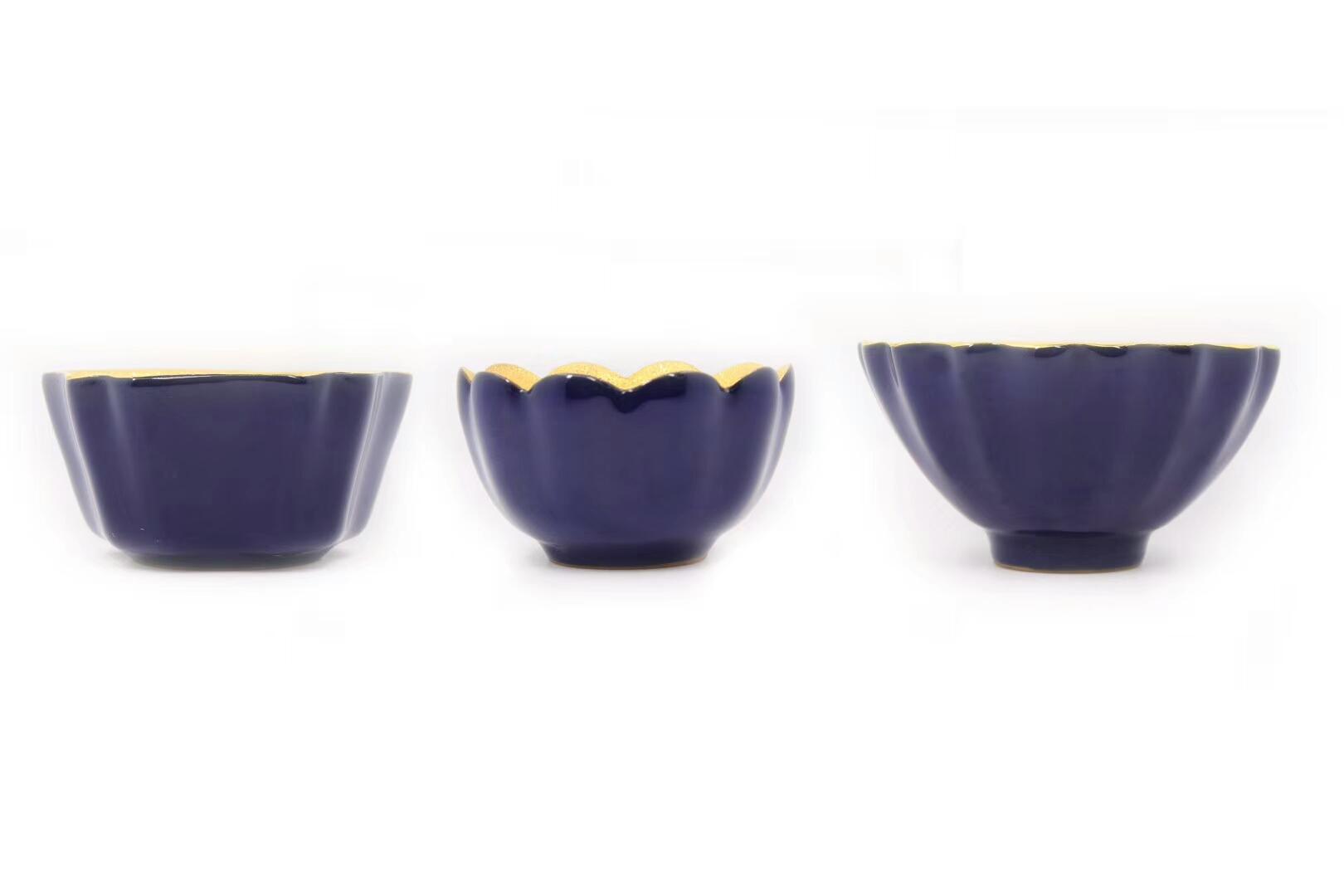 李盞工坊 李昌海老師  金杯系列 作品 新品來(lái)襲【寶相-花口鎏金盞】（寶蓮 多寶 花口瑬金盞）