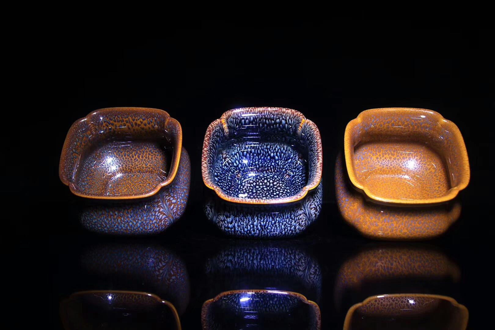 范澤鋒老師  作品：【四方樽】口徑：8.1cm*6.7cm