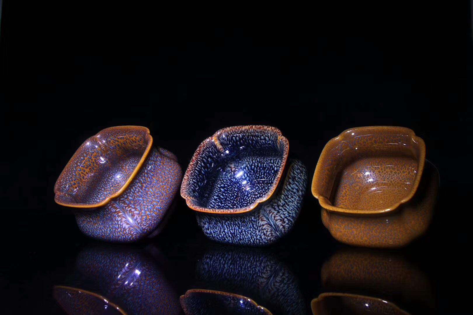 范澤鋒老師  作品：【四方樽】口徑：8.1cm*6.7cm