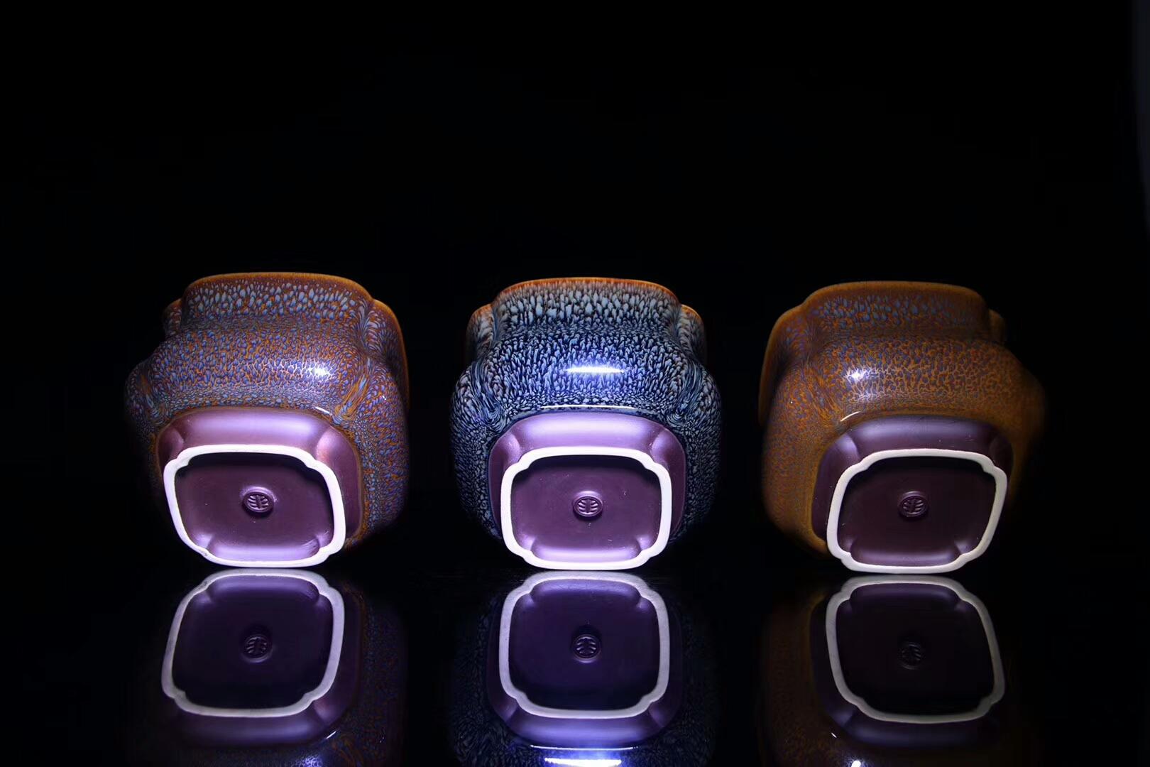 范澤鋒老師  作品：【四方樽】口徑：8.1cm*6.7cm