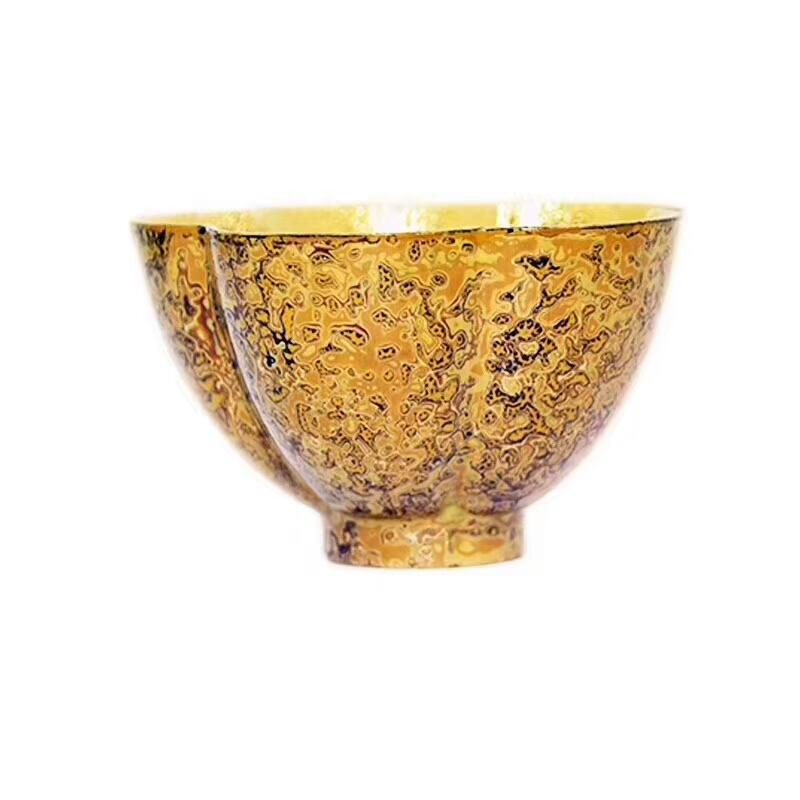 高邵雄老師（梅花三弄）金與大漆的相遇新品上市   口徑：9高：5.6