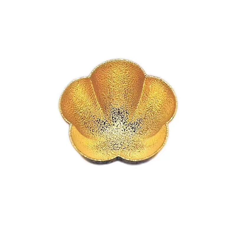 高邵雄老師（梅花三弄）金與大漆的相遇新品上市   口徑：9高：5.6