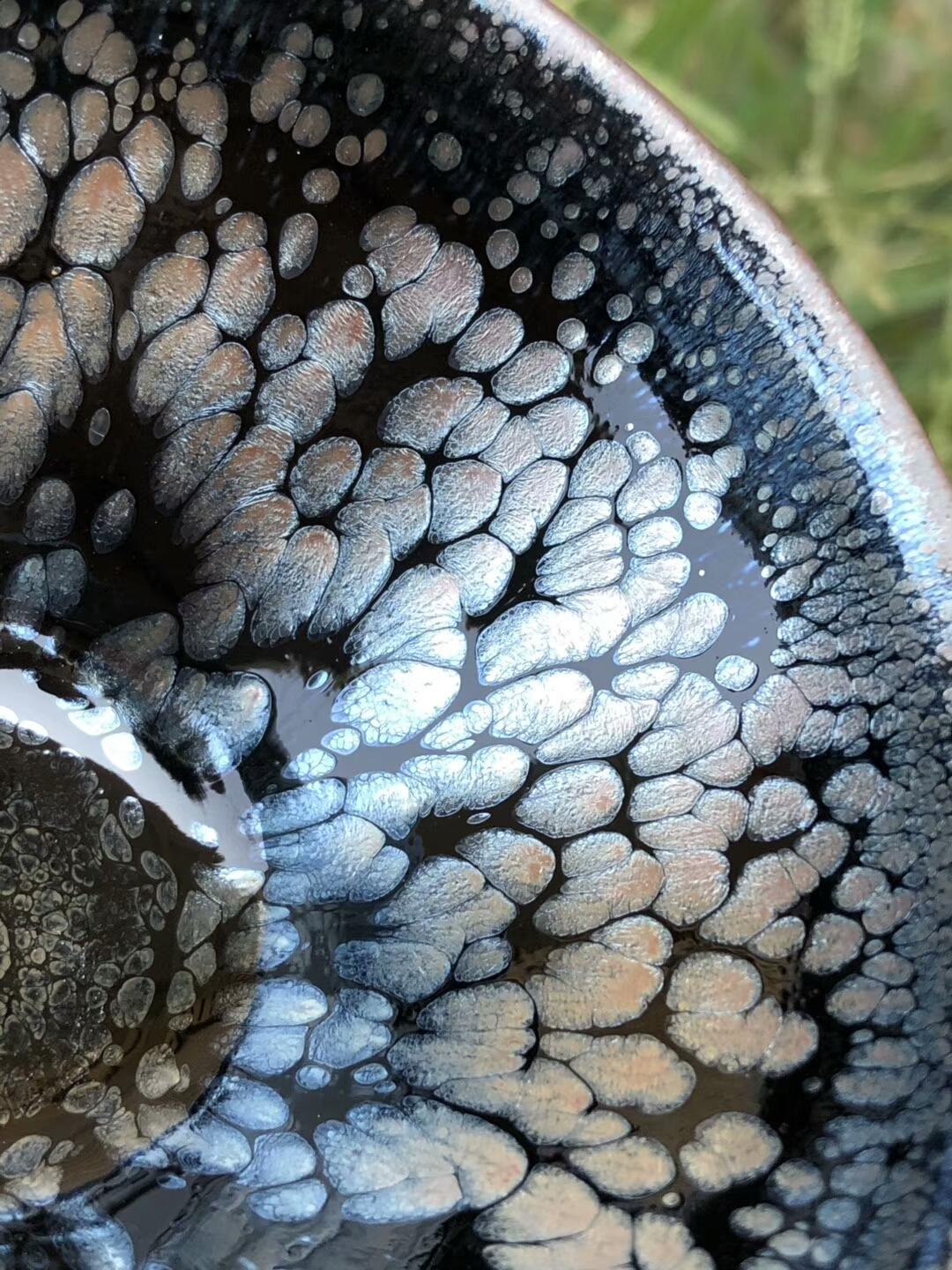 李盞工坊 首選品牌 助理工藝美術(shù)師 李昌海老師 新品（黑玫瑰 鷓鴣斑） 口徑：9高：6