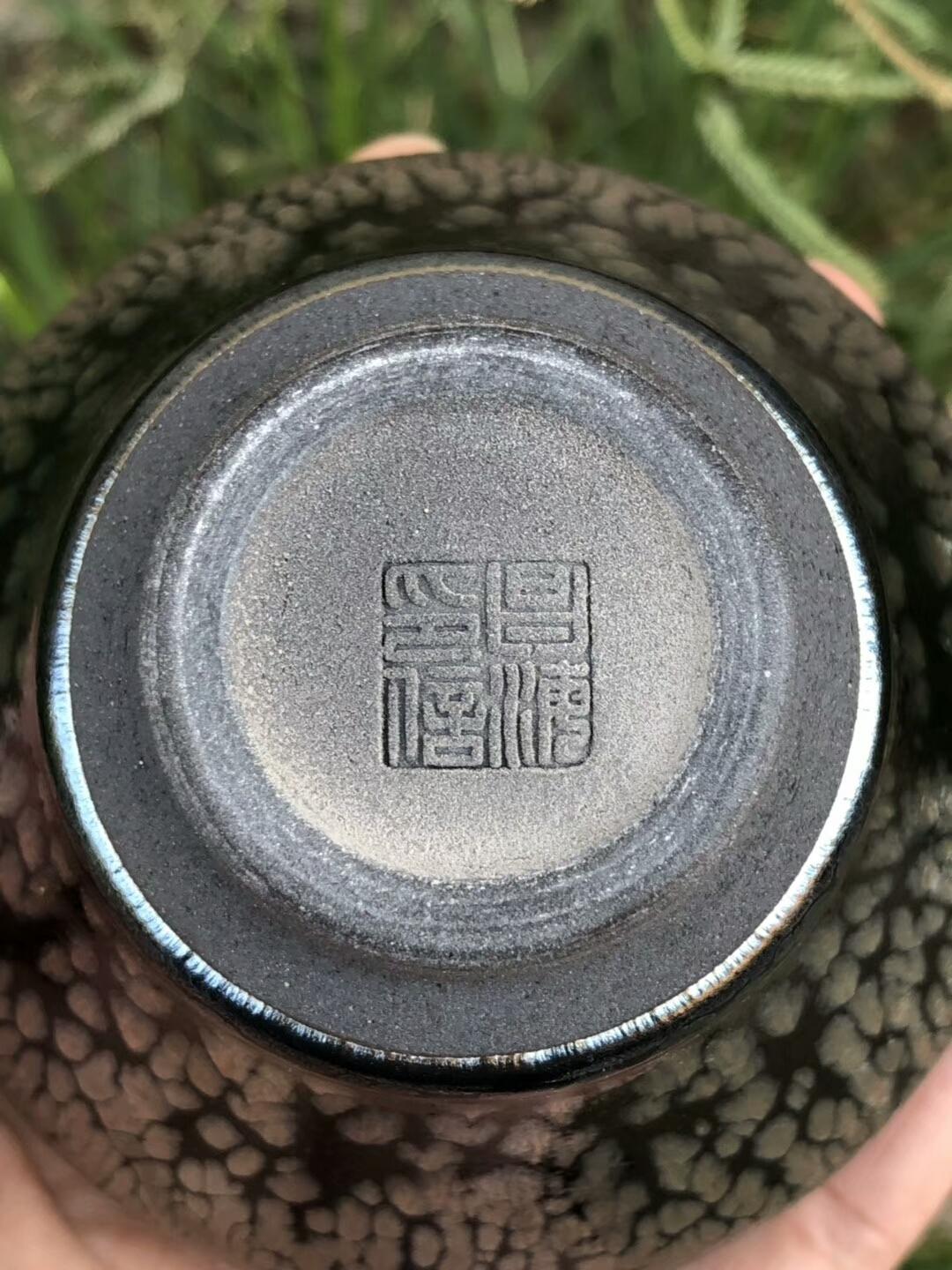 李盞工坊 首選品牌 助理工藝美術(shù)師 李昌海老師 新品（黑玫瑰 鷓鴣斑） 口徑：9高：6