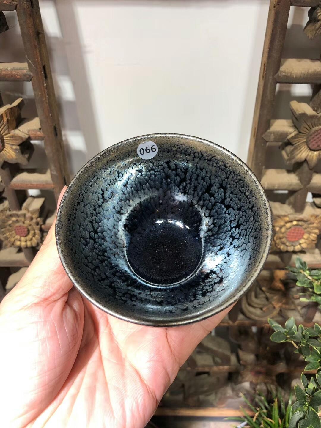 蔡炳盛老師省級工藝師  新品 傳統(tǒng)油滴束口型 口徑：9/6