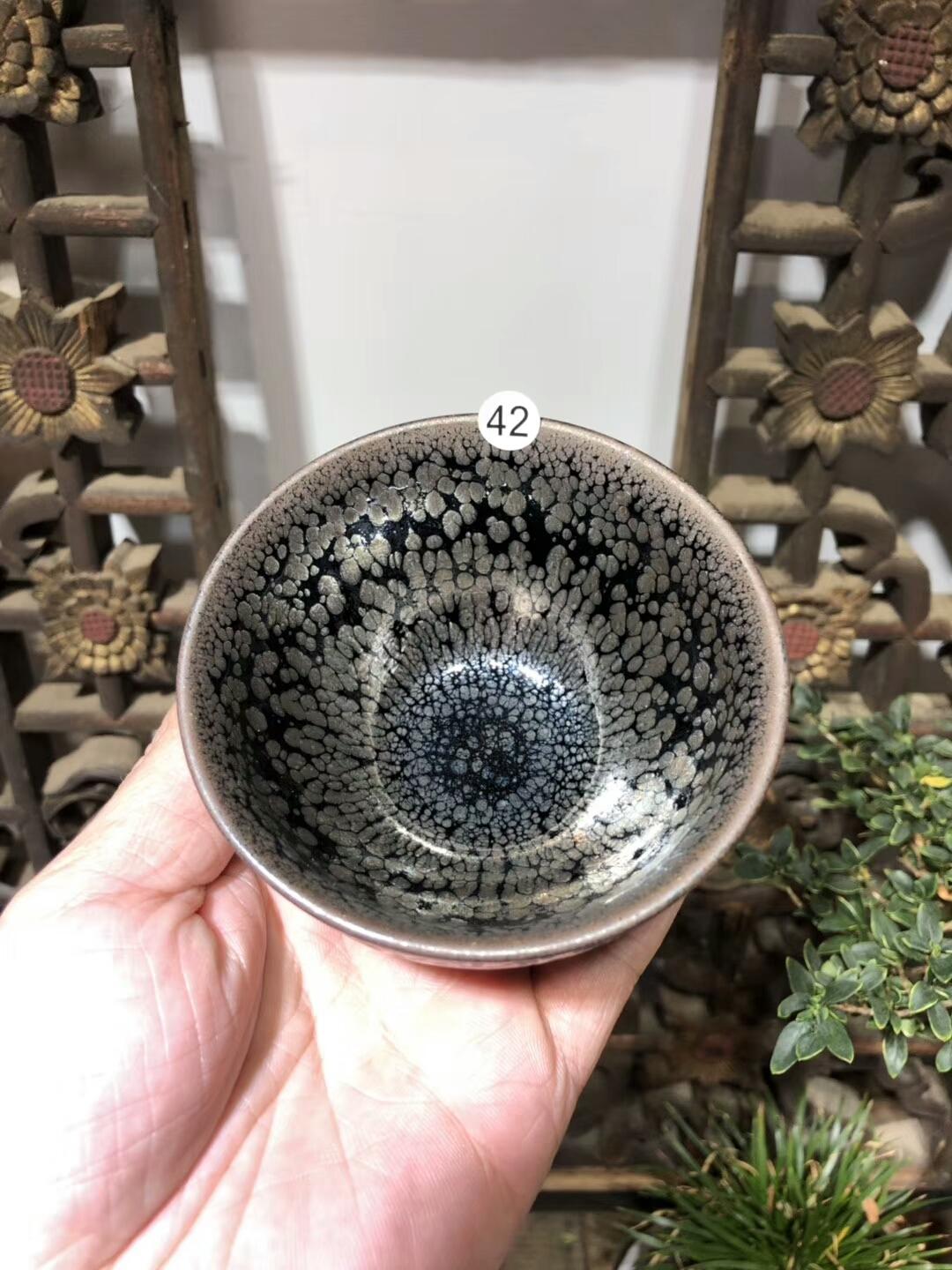 蔡炳盛老師省級工藝師  新品 傳統(tǒng)油滴束口型 口徑：9/6