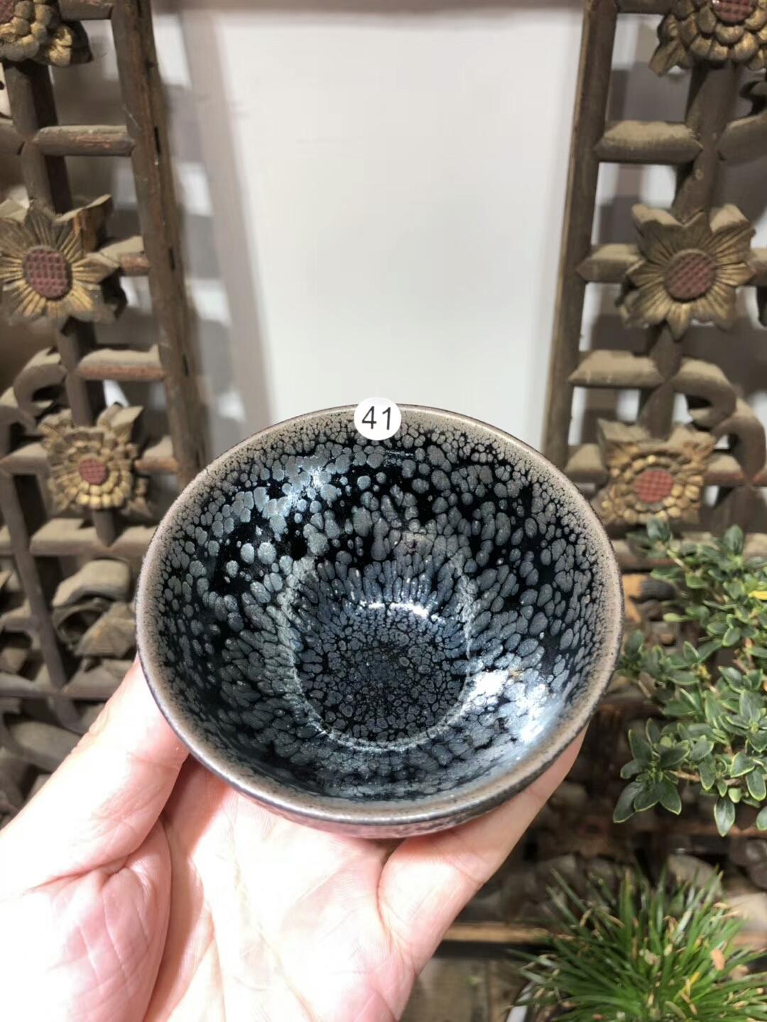 蔡炳盛老師省級工藝師  新品 傳統(tǒng)油滴束口型 口徑：9/6