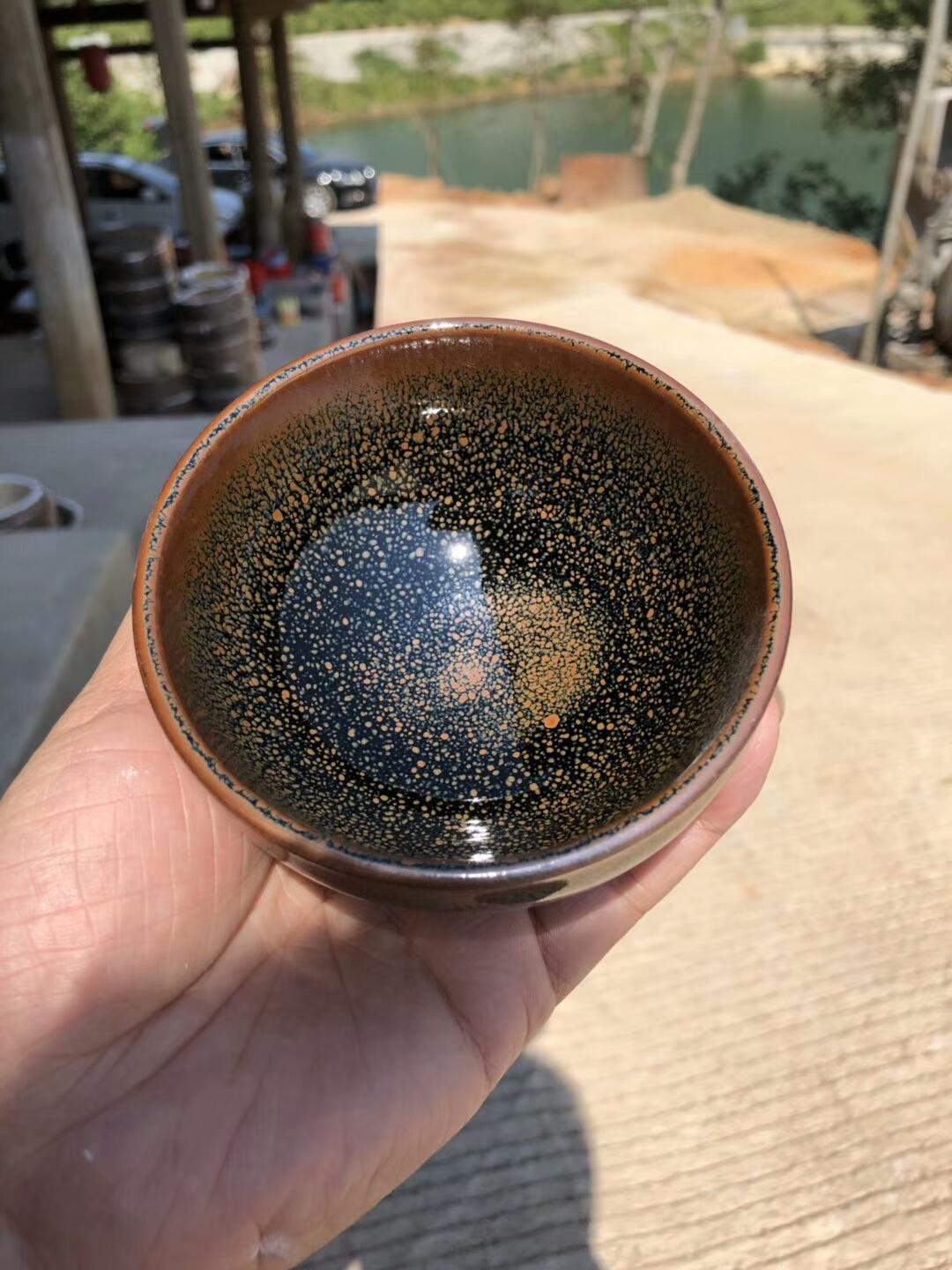 一次上釉，一次燒成，器型之美，匠心獨(dú)具 ——李遠(yuǎn)興 【滿天星】柴燒油滴