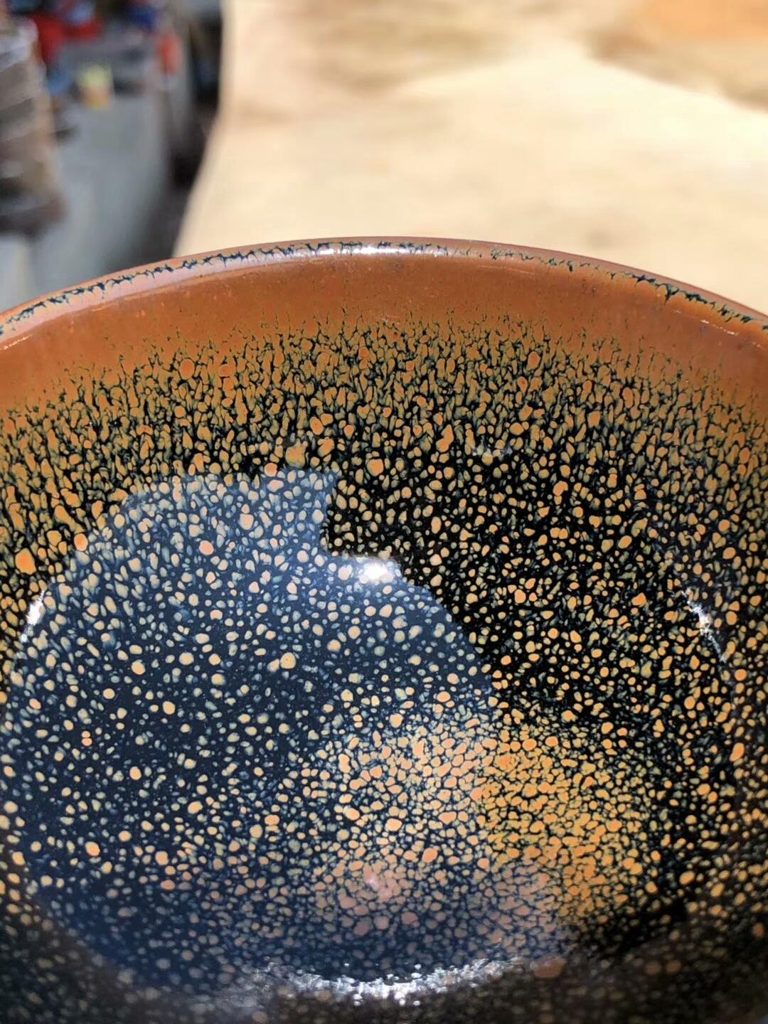 一次上釉，一次燒成，器型之美，匠心獨(dú)具 ——李遠(yuǎn)興 【滿天星】柴燒油滴