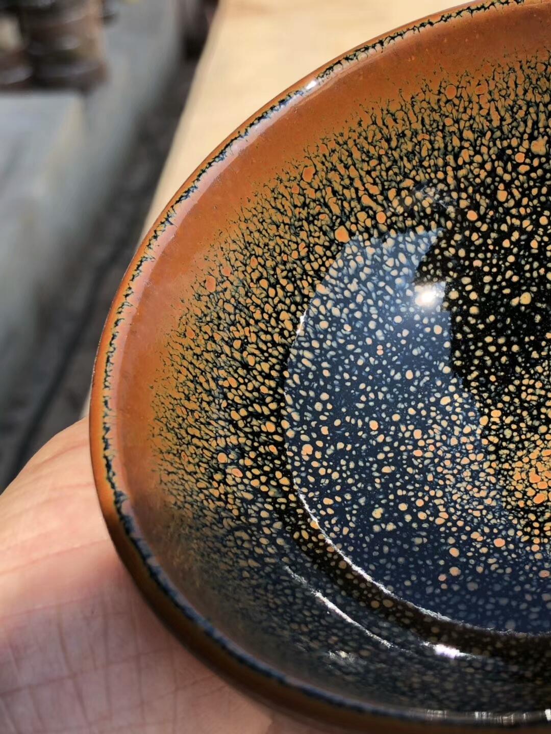 一次上釉，一次燒成，器型之美，匠心獨(dú)具 ——李遠(yuǎn)興 【滿天星】柴燒油滴