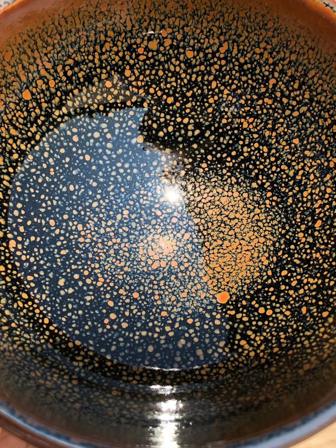 一次上釉，一次燒成，器型之美，匠心獨(dú)具 ——李遠(yuǎn)興 【滿天星】柴燒油滴