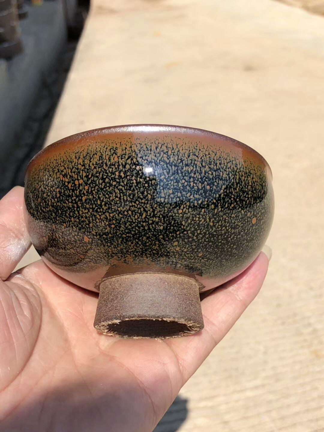 一次上釉，一次燒成，器型之美，匠心獨(dú)具 ——李遠(yuǎn)興 【滿天星】柴燒油滴