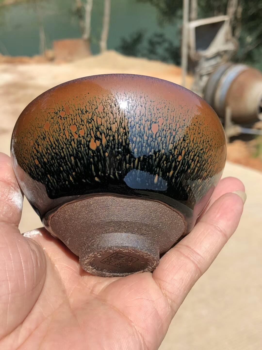 李盞工坊    龍窯柴燒    李遠興老師    精品    柴燒   復古油滴鷓鴣斑