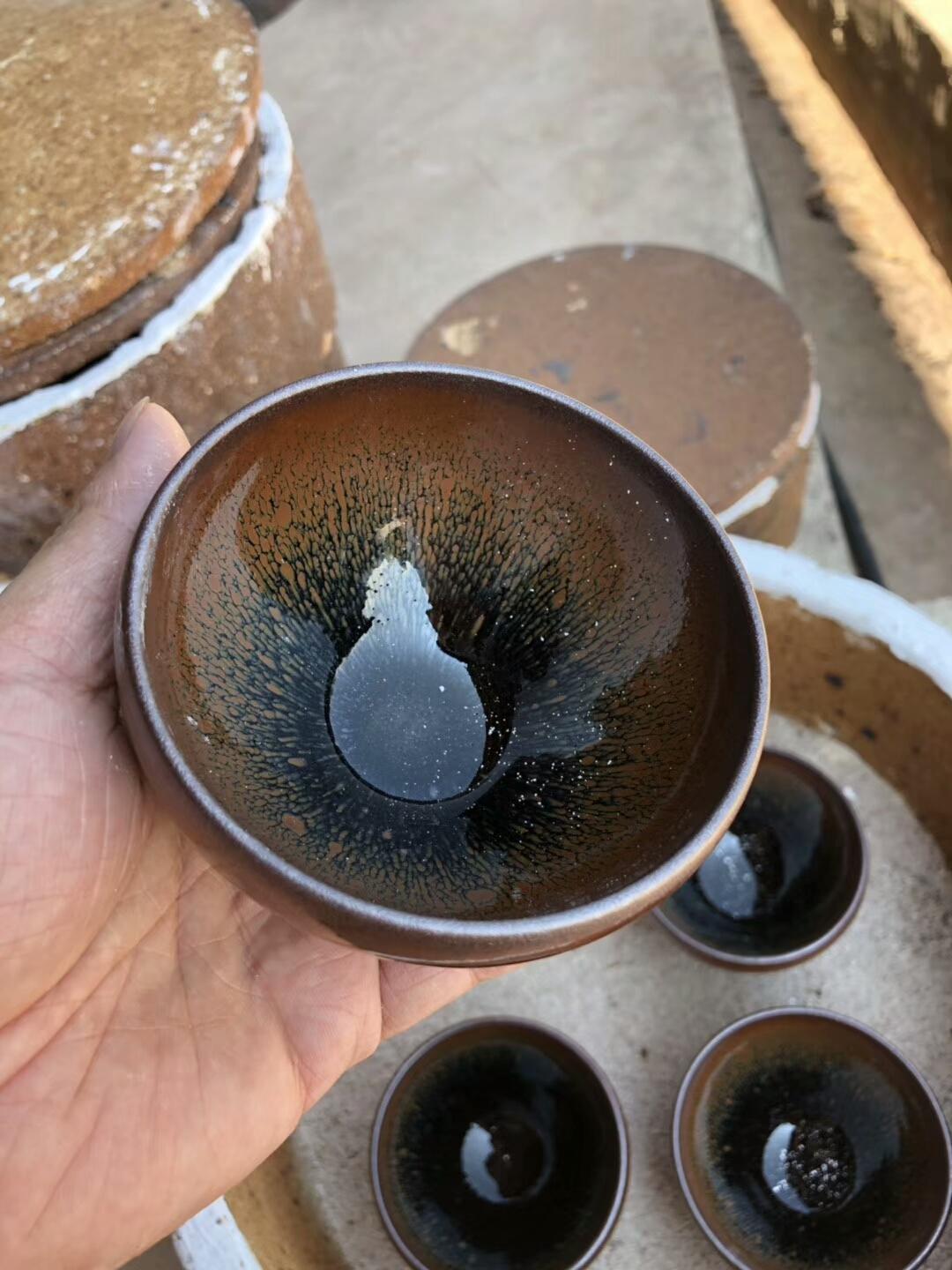 李盞工坊    龍窯柴燒    李遠興老師    精品    柴燒   復古油滴鷓鴣斑