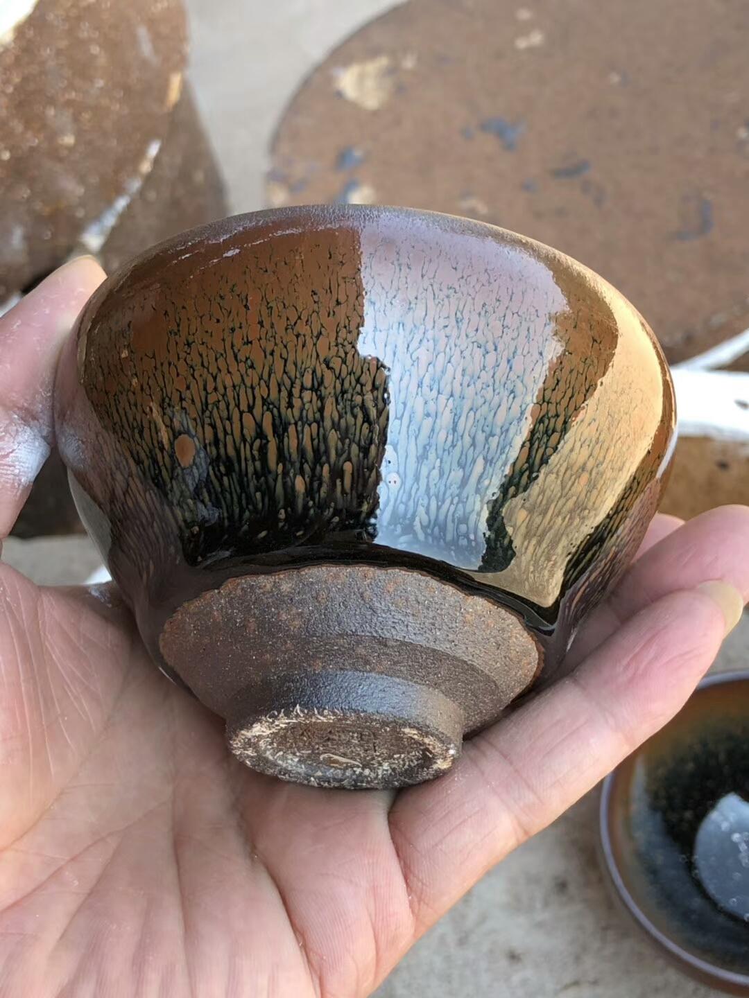 李盞工坊    龍窯柴燒    李遠興老師    精品    柴燒   復古油滴鷓鴣斑