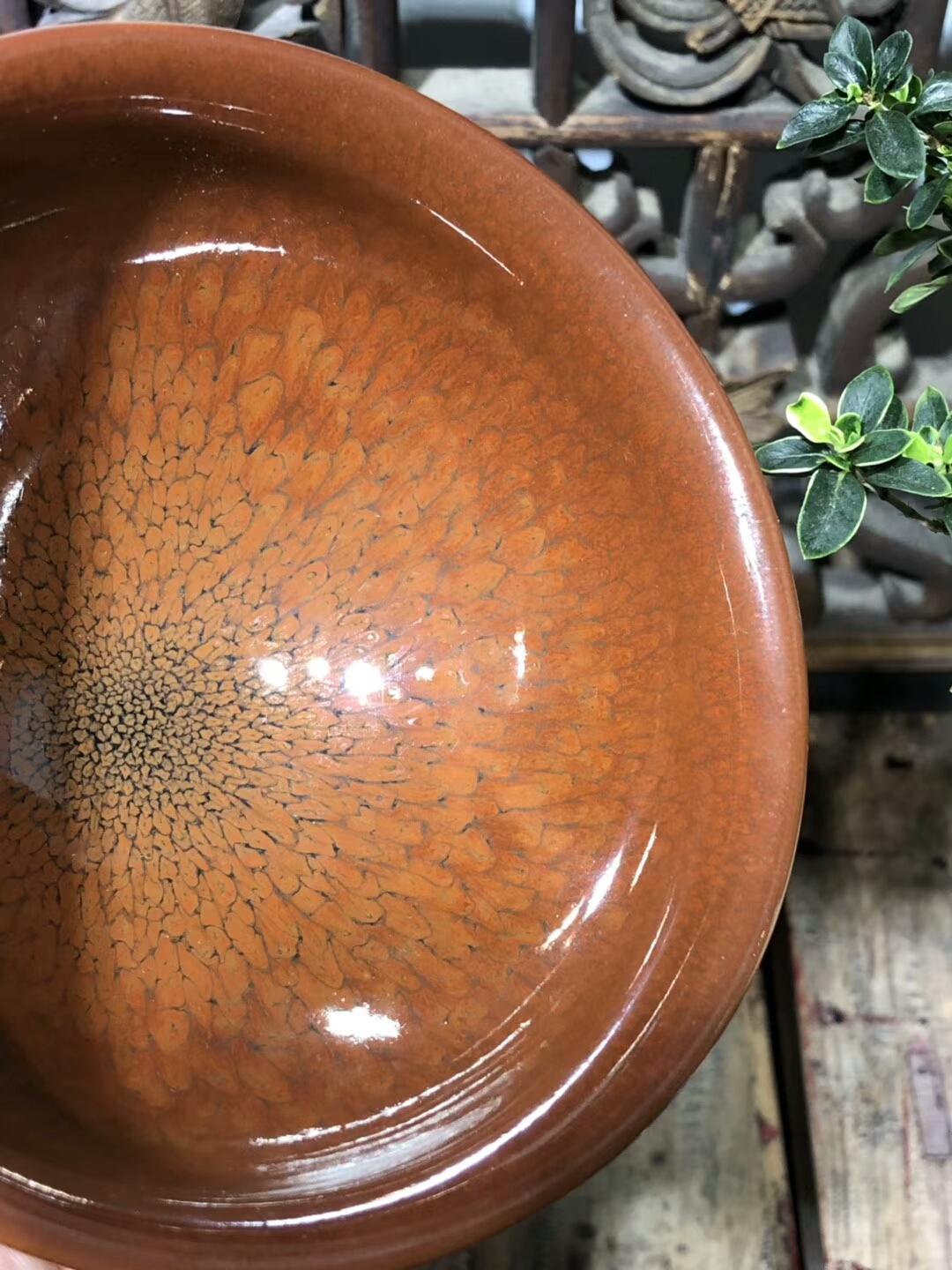 極品-紅鷓鴣斑 大束口 口徑：12高：7 陳大鵬老師 早期作品