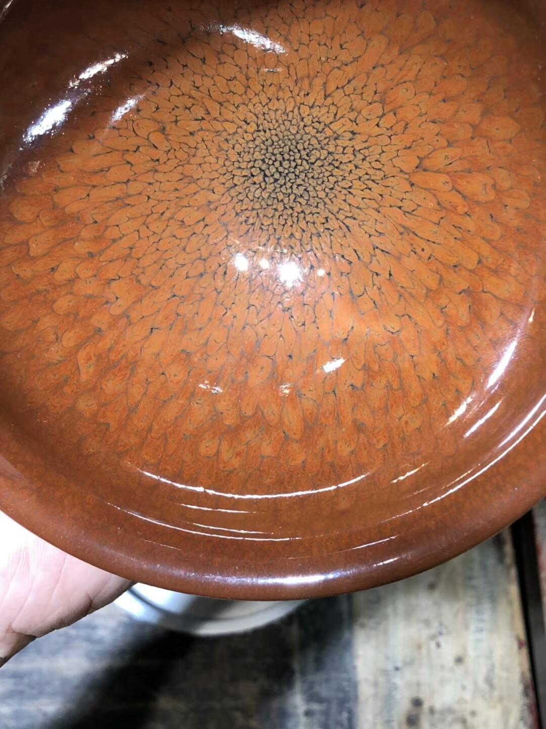 極品-紅鷓鴣斑 大束口 口徑：12高：7 陳大鵬老師 早期作品